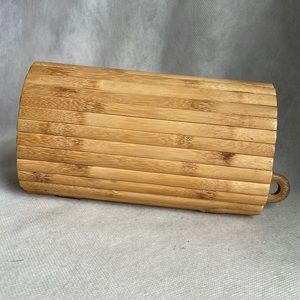 Chic Statement piece Bamboo minaudiere clutch purse